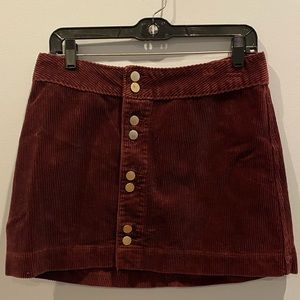 Abercrombie & Fitch Corduroy Skirt